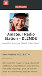 Mobile Screenshot of dl2mdu.de